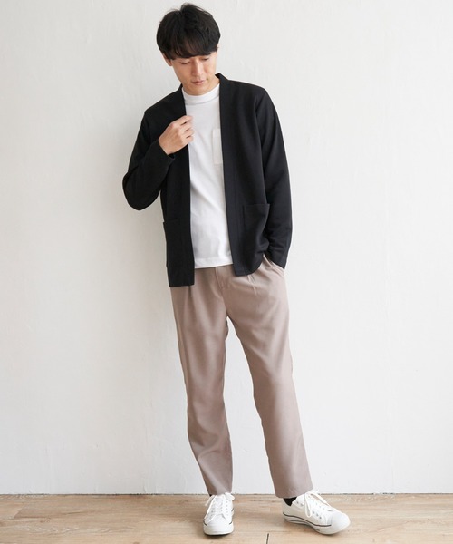 ikka（イッカ）の「Ｖネックカーデインナーセット（カーディガン/ボレロ・メンズ・ブルー/ベージュ/ブラック・S/XL/M/L）」の14枚目の写真