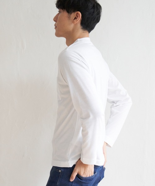 ikka（イッカ）の「Ｖネックカーデインナーセット（カーディガン/ボレロ・メンズ・ブルー/ベージュ/ブラック・S/XL/M/L）」の11枚目の写真