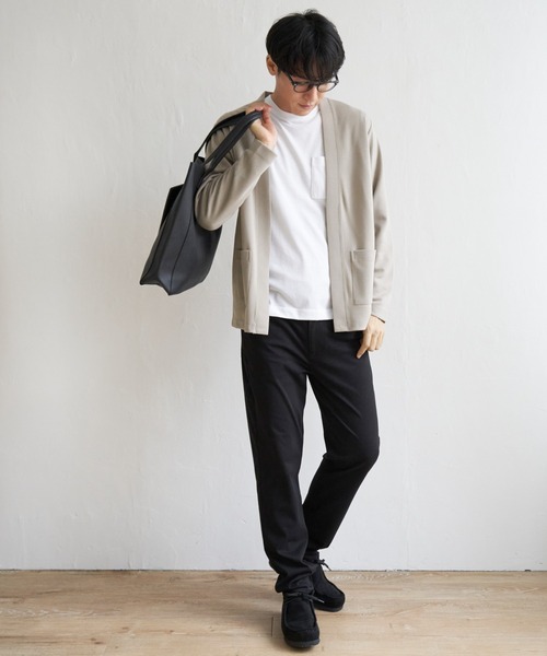 ikka（イッカ）の「Ｖネックカーデインナーセット（カーディガン/ボレロ・メンズ・ブルー/ベージュ/ブラック・S/XL/M/L）」の12枚目の写真