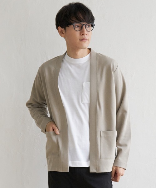 ikka（イッカ）の「Ｖネックカーデインナーセット（カーディガン/ボレロ・メンズ・ブルー/ベージュ/ブラック・S/XL/M/L）」の22枚目の写真