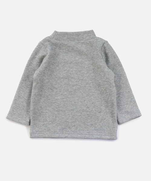 chil2(チルツー)の「裏シャギー テレコハイネックTシャツ(Tシャツ/カットソー・キッズ・ブラック/クリーム/グレー/ピンク・140cm/100cm/130cm/90cm/110cm/120cm/80cm)」の18枚目の写真