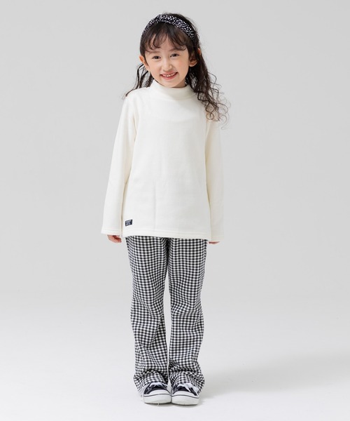 chil2(チルツー)の「裏シャギー テレコハイネックTシャツ(Tシャツ/カットソー・キッズ・ブラック/クリーム/グレー/ピンク・140cm/100cm/130cm/90cm/110cm/120cm/80cm)」の8枚目の写真