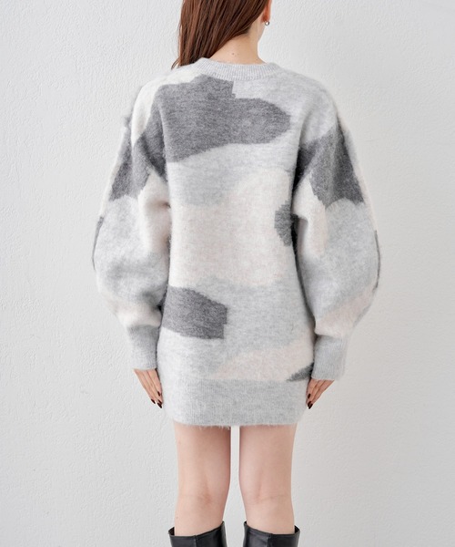 【極美品】慈雨 ジャガード アシンメトリー ワンピース チュニック 和風柄 L チチカカ キカ刺繍チュニックワンピース ／ 羽織り チュニック