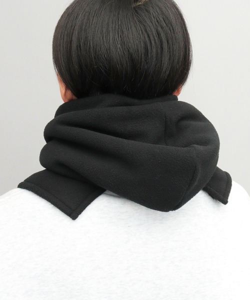 A.M.S.（エーエムエス）の「A.M.S.別注 裏ボア マイクロフリース ビッグ フードウォーマー（ネックウォーマー/スヌード・メンズ・ブラック/オフホワイト/カーキ・FREE）」の20枚目の写真