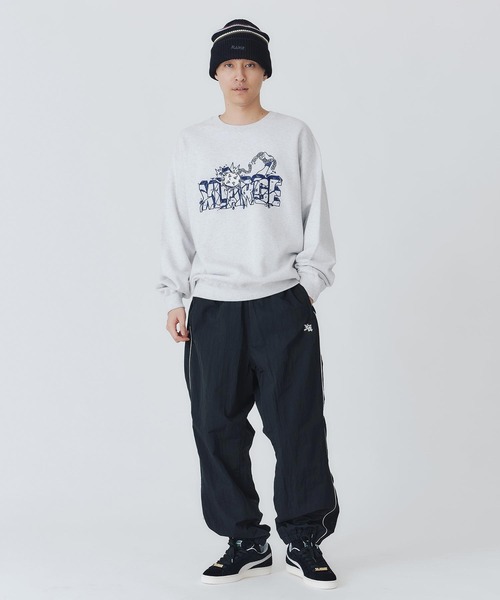 XLARGE（エクストララージ）の「OLD ENGLISH NYLON TRACK PANTS