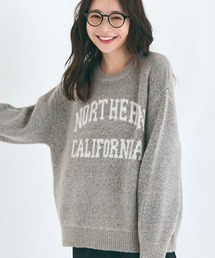 coca（coca） | ブークレーニット ロゴトップス(ニット/セーター)