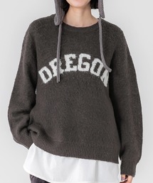 ブークレーニット ロゴトップス