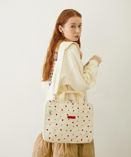 HEART EMBROIDERY PC BAG（PC・タブレットケース）｜MILKFED