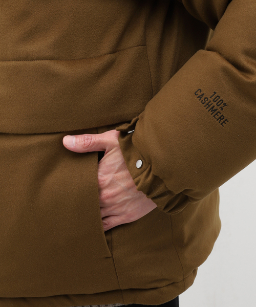 markaware（マーカウェア）の「【MARKAWARE / マーカウェア】CASHMERE DOWN JACKET（ダウンジャケット/コート・メンズ・ブラック/キャメル・3/1/2）」の17枚目の写真