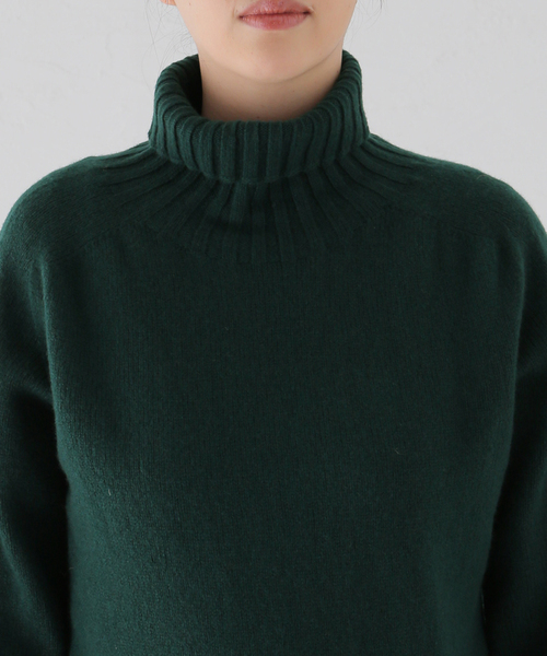 【美品】  ARMEN / アーメン | GEELONG LAMBS WOOL CREW PULL クルーネックニット | 2 | レッド | レディース JOURNAL STANDARD LUXE（ジャーナルスタンダード ラックス）の