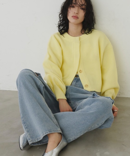 Aunt Marie&#39;s - 【新品】AUNT MARIE&#39;S クルーネックケーブルニット Aunt Marie's ニット セーター クルーネックシアーメッシュ