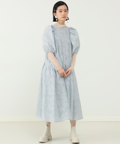 カロリナグレーサー　ウエストヘム ワンピース CAROLINA GLASER（カロリナ グレイサー）の「ウエストヘム ワンピース