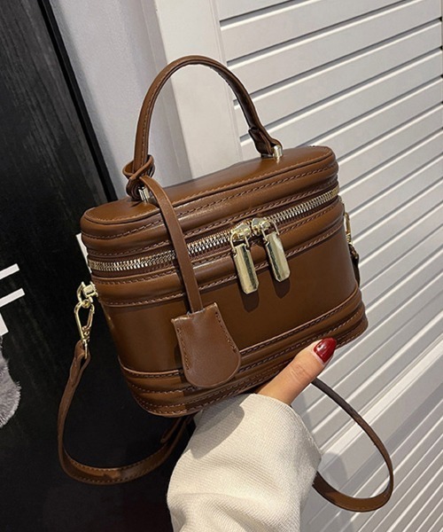 Miniministore(ミニミニストア)の「ショルダーバッグ 斜めがけレディース韓国(ショルダーバッグ・レディース・ホワイト×ブラウン/モカ/ブラウン/ブラック・フリー)」の9枚目の写真