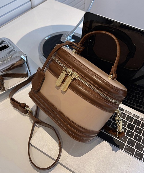 Miniministore(ミニミニストア)の「ショルダーバッグ 斜めがけレディース韓国(ショルダーバッグ・レディース・ホワイト×ブラウン/モカ/ブラウン/ブラック・フリー)」の14枚目の写真