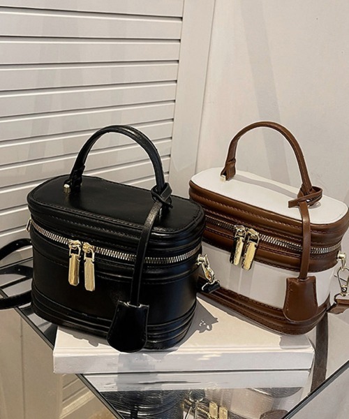 Miniministore(ミニミニストア)の「ショルダーバッグ 斜めがけレディース韓国(ショルダーバッグ・レディース・ホワイト×ブラウン/モカ/ブラウン/ブラック・フリー)」の15枚目の写真