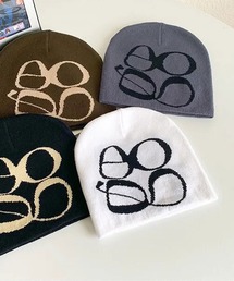 BARELY BLUE | 【 BARELY BLUE / ベアリーブルー 】 韓国風ストリート ヒップホップ ニットキャップ / ビーニー(ニットキャップ/ビーニー)