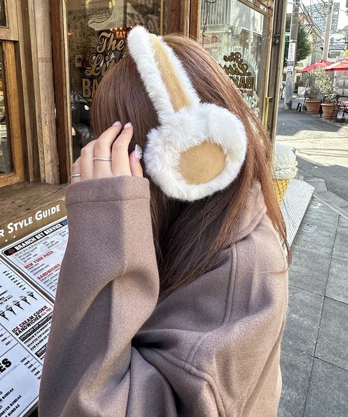 Silly ムートンイヤーマフ 寒い冬でも可愛く防寒！】ムートンイヤーマフ（イヤーマフ）｜Silly