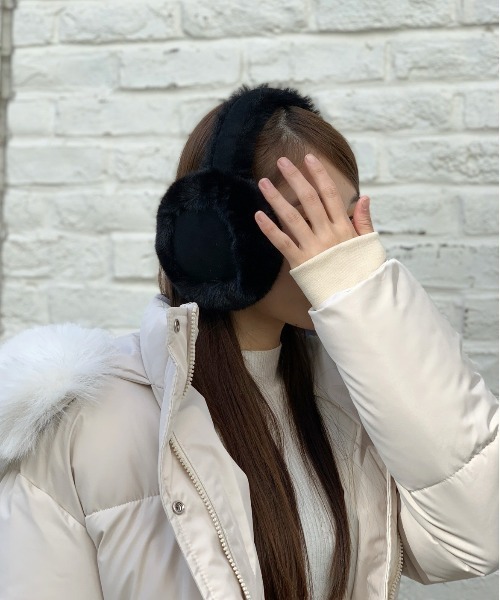 セール】【寒い冬でも可愛く防寒！】ムートンイヤーマフ