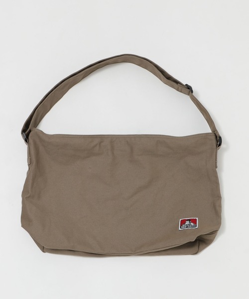 BEN DAVIS(ベンデイビス)の「WEGO/BENDAVIS BIGCANVASSHOULDER(ショルダーバッグ・メンズ・ナチュラル/ブラック/カーキ・FREE)」の9枚目の写真