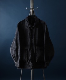 ANPAS | Twill Fabric Sulfur Dyeing A-2 Denim Jacket/ツイル 硫化染め A-2 フライトジャケット デニムジャケット(デニムジャケット)