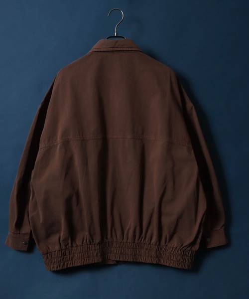 ANPAS(アンパス)の「Twill Fabric Sulfur Dyeing A-2 Denim Jacket/ツイル 硫化染め A-2 フライトジャケット デニムジャケット(デニムジャケット・メンズ・ブラウン/ブラック・LL/L/M)」の19枚目の写真