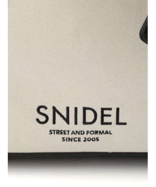 SNIDEL(スナイデル)の「エコキャンバスバッグL(トートバッグ・レディース・ブラック/ピンク・FREE)」の13枚目の写真