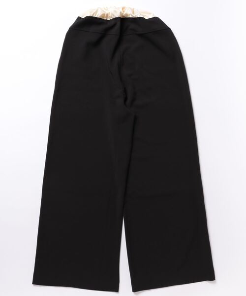 Enewd nina（エニュードニーナ）の「【ZOZO限定】ウエスト サテン ワイド パンツ レイヤード（その他パンツ・レディース・ブラック・FREE）」の4枚目の写真