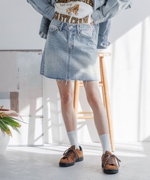 LOWRYS FARM（ローリーズファーム）の「ＣＯＮＥデニムミニスカート　991528（スカート）」