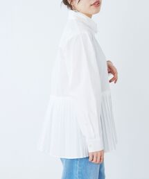 le.coeur blanc（ルクールブラン）の「MAISON MAVERICK プリーツ2wayシャツ（シャツ/ブラウス）」