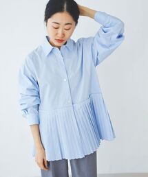 MAISON MAVERICK プリーツ2wayシャツ