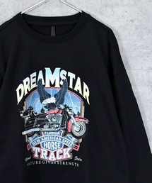 裏毛 プリントクルー レディース メンズ