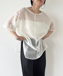 wee9s（ウィークス）の「over size sheer tops / オーバーサイズシアートップス（Tシャツ/カットソー）」