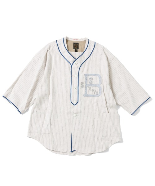 GYPSY&SONS(ジプシーアンドサンズ)の「BASE BALL SHIRTS ベースボールシャツ(シャツ/ブラウス・メンズ・オフホワイト・LARGE/MEDIUM)」の3枚目の写真