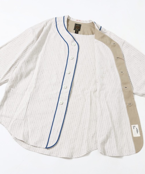 GYPSY&SONS(ジプシーアンドサンズ)の「BASE BALL SHIRTS ベースボールシャツ(シャツ/ブラウス・メンズ・オフホワイト・LARGE/MEDIUM)」の5枚目の写真