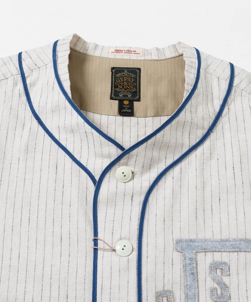 GYPSY&SONS(ジプシーアンドサンズ)の「BASE BALL SHIRTS ベースボールシャツ(シャツ/ブラウス・メンズ・オフホワイト・LARGE/MEDIUM)」の7枚目の写真
