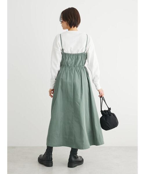 Sugar spoon（シュガースプーン）の「・SUGAR　SPOON　コルセット風キャミワンピース（ワンピース・レディース・アイボリー/カーキ/ブラック・FREE）」の10枚目の写真