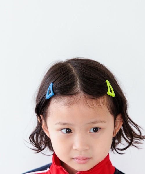 LOWRYS FARM（ローリーズファーム）の「サンカク３Ｐヘアピン　103966（ヘアピン・キッズ・イエロー系その他/ホワイト/その他1/ブルー系その他/ピンク/グリーン/レッド/ブルー・FREE）」の10枚目の写真