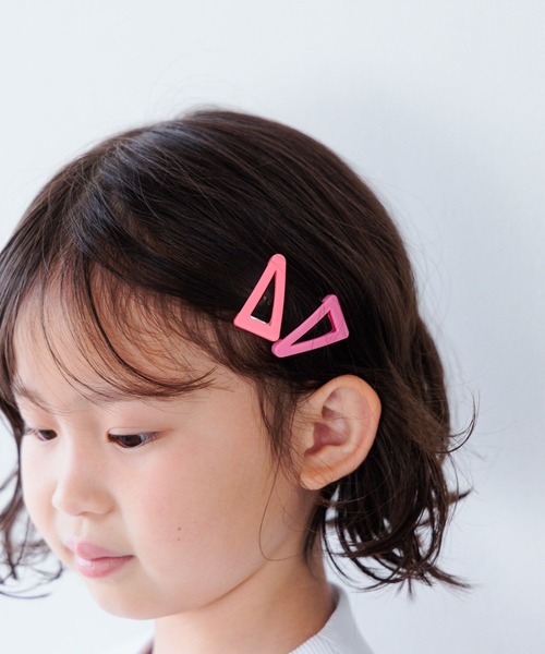 LOWRYS FARM（ローリーズファーム）の「サンカク３Ｐヘアピン　103966（ヘアピン・キッズ・イエロー系その他/ホワイト/その他1/ブルー系その他/ピンク/グリーン/レッド/ブルー・FREE）」の11枚目の写真