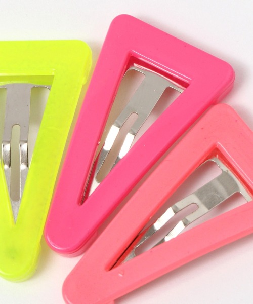 LOWRYS FARM（ローリーズファーム）の「サンカク３Ｐヘアピン　103966（ヘアピン・キッズ・イエロー系その他/ホワイト/その他1/ブルー系その他/ピンク/グリーン/レッド/ブルー・FREE）」の14枚目の写真