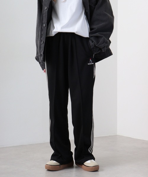 Red Cap Girl（レッドキャプガール）の「REDCAPGIRL ジャージトラックパンツ（その他パンツ・メンズ・グリーン/アイボリー/ブラック・M/LL/L）」の2枚目の写真