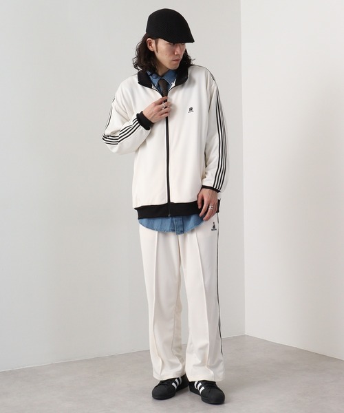 Red Cap Girl（レッドキャプガール）の「REDCAPGIRL ジャージトラックパンツ（その他パンツ・メンズ・グリーン/アイボリー/ブラック・M/LL/L）」の5枚目の写真