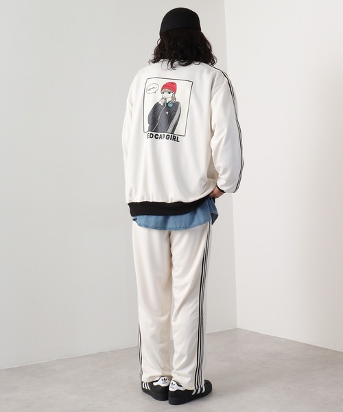 Red Cap Girl（レッドキャプガール）の「REDCAPGIRL ジャージトラックパンツ（その他パンツ・メンズ・グリーン/アイボリー/ブラック・M/LL/L）」の4枚目の写真