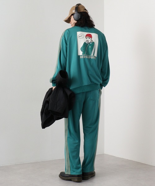 Red Cap Girl（レッドキャプガール）の「REDCAPGIRL ジャージトラックパンツ（その他パンツ・メンズ・グリーン/アイボリー/ブラック・M/LL/L）」の12枚目の写真