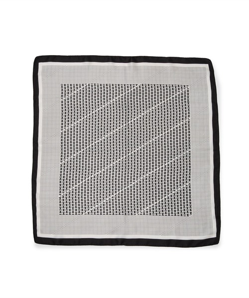 VIS(ビス)の「アソート柄スカーフ70cm(バンダナ/スカーフ・レディース・ブラック/オレンジ・FREE)」の3枚目の写真