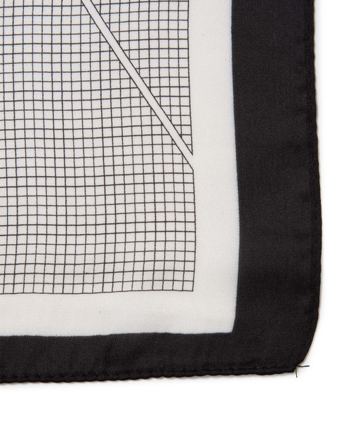 VIS(ビス)の「アソート柄スカーフ70cm(バンダナ/スカーフ・レディース・ブラック/オレンジ・FREE)」の6枚目の写真