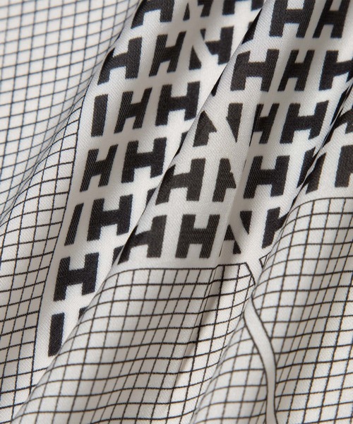 VIS(ビス)の「アソート柄スカーフ70cm(バンダナ/スカーフ・レディース・ブラック/オレンジ・FREE)」の9枚目の写真