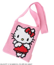 【HELLO KITTY×Candy Stripper】ANGEL HELLO KITTY KNIT SHOULDER バッグ
