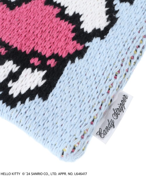Candy Stripper(キャンディストリッパー)の「【HELLO KITTY×Candy Stripper】ANGEL HELLO KITTY KNIT SHOULDER バッグ(ショルダーバッグ・レディース・ライトブルー/ブラック/ピンク・FREE)」の13枚目の写真