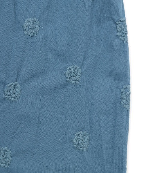 チチカカ（チチカカ）の「フラワー刺繍スカート【大きいサイズ】（スカート・レディース・イエロー/ブルーグレー/ホワイト・3L）」の14枚目の写真