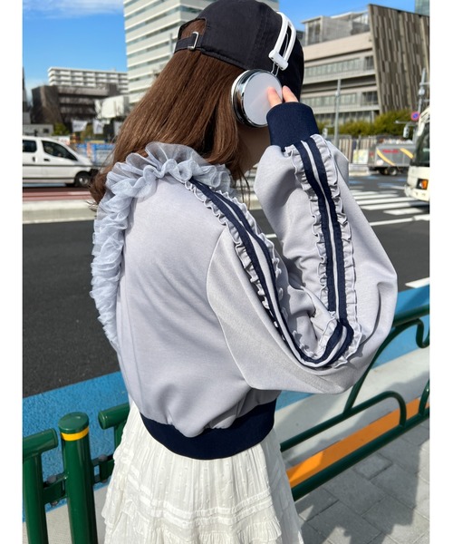 WC（ダブル シー）の「フリルラインショートジャージ（ジャージ）」 - WEAR